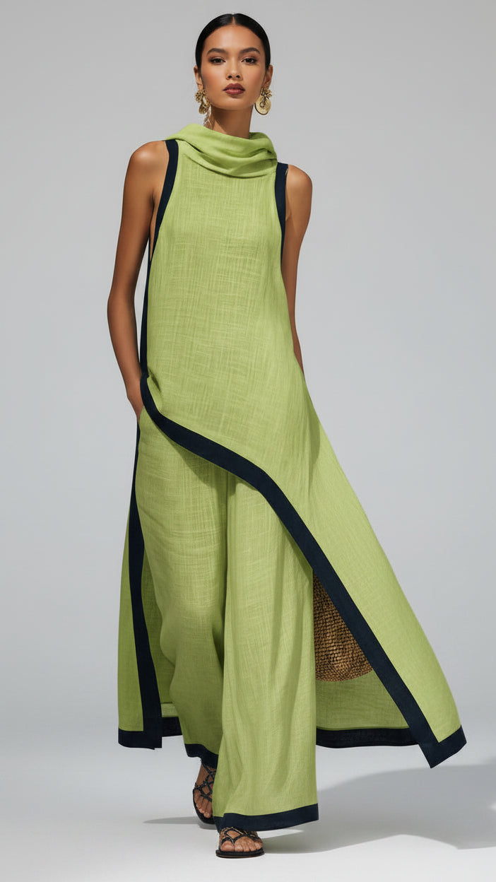 Conjunto Brava | Top Asimétrico y Wide-Leg