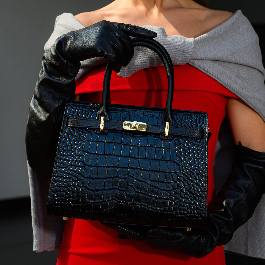 BOLSO ESTILO COCODRILO