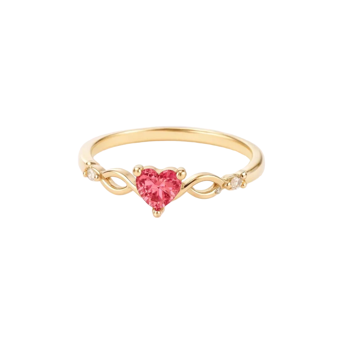 ANILLO CORAZÓN CON CIRCONITA