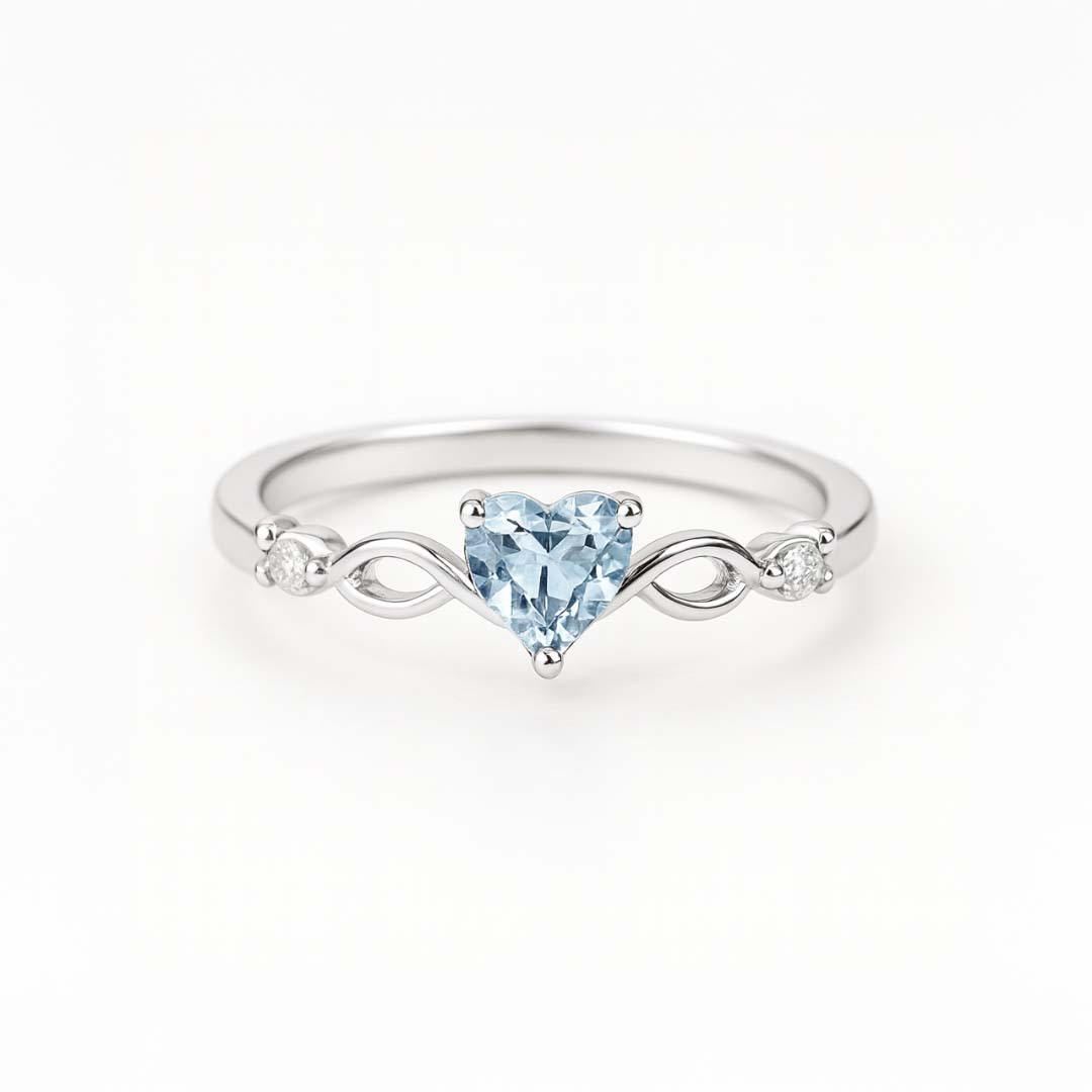ANILLO CORAZÓN CON CIRCONITA