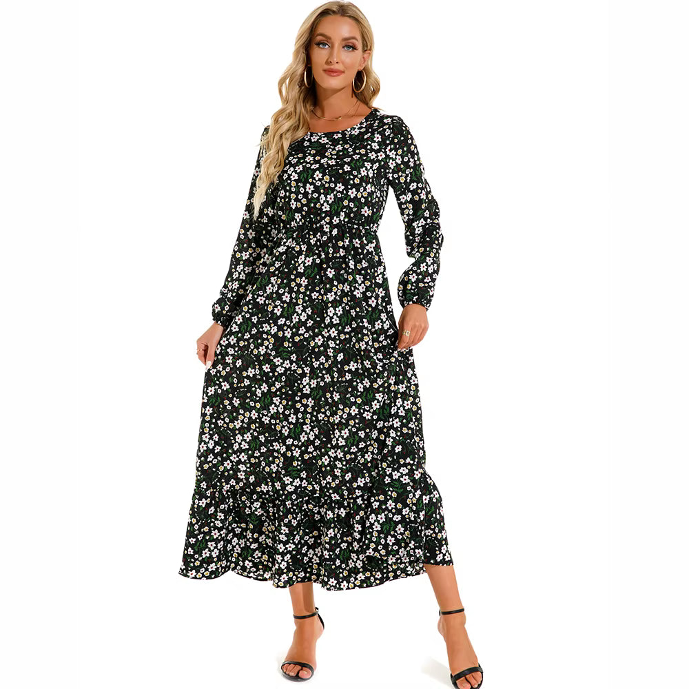 VESTIDO FLORAL LARGO