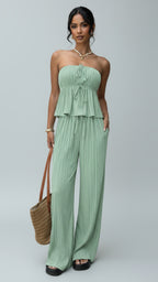 Conjunto Lario | Top Bandeau y Palazzo
