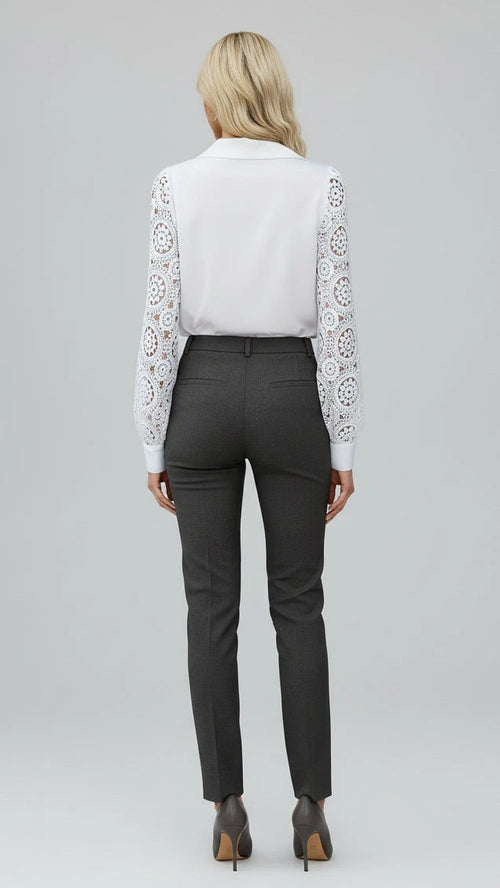 BLUSA HOLGADA CASUAL DE MANGA LARGA