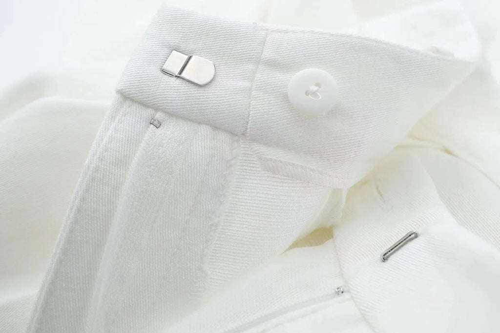 CONJUNTO DE OFICINA CHALECO - PANTALONES RECTOS