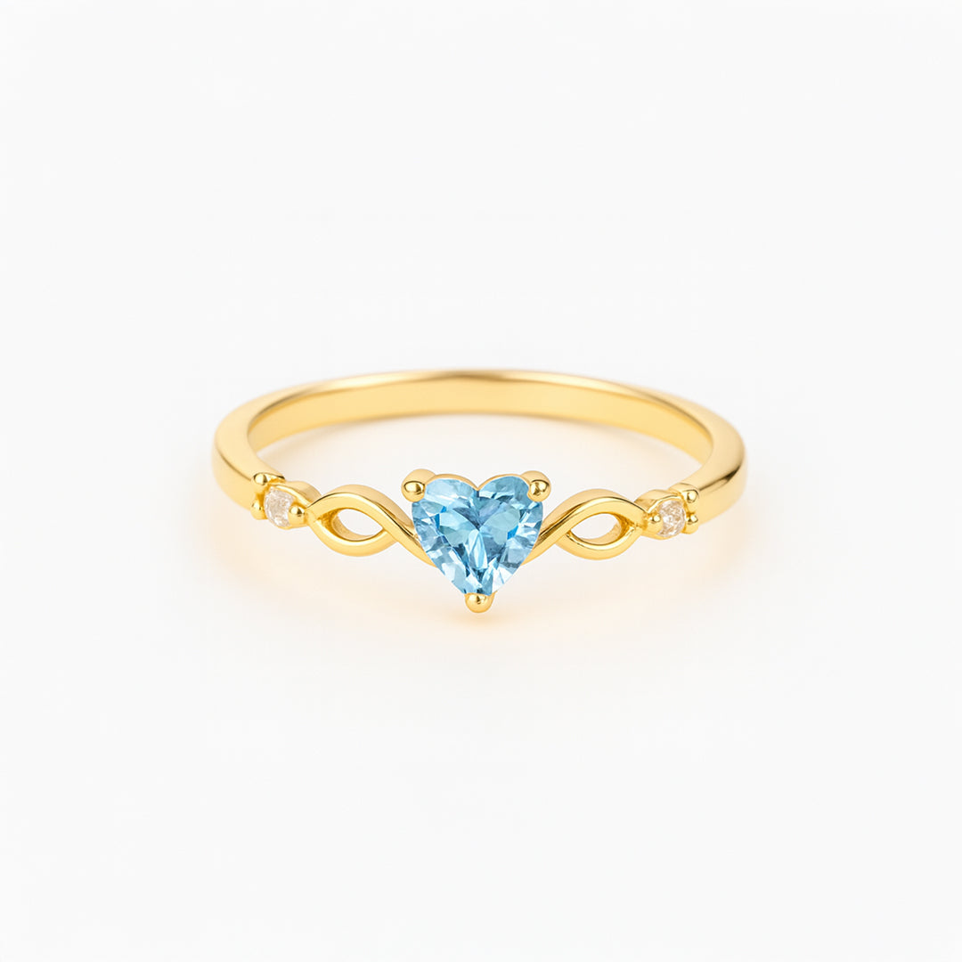 ANILLO CORAZÓN CON CIRCONITA