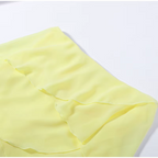 Vestido Bosa | Palabra de Honor con Volantes en Cascada