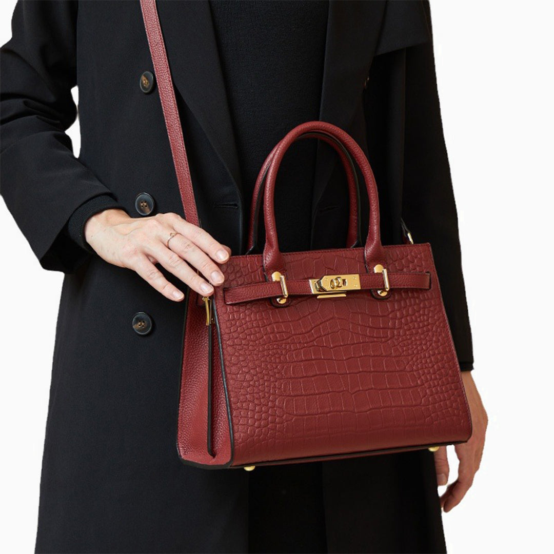 BOLSO ESTILO COCODRILO
