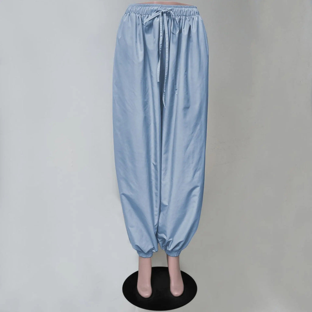 PANTALONES BLOOMER CON PLIEGUES