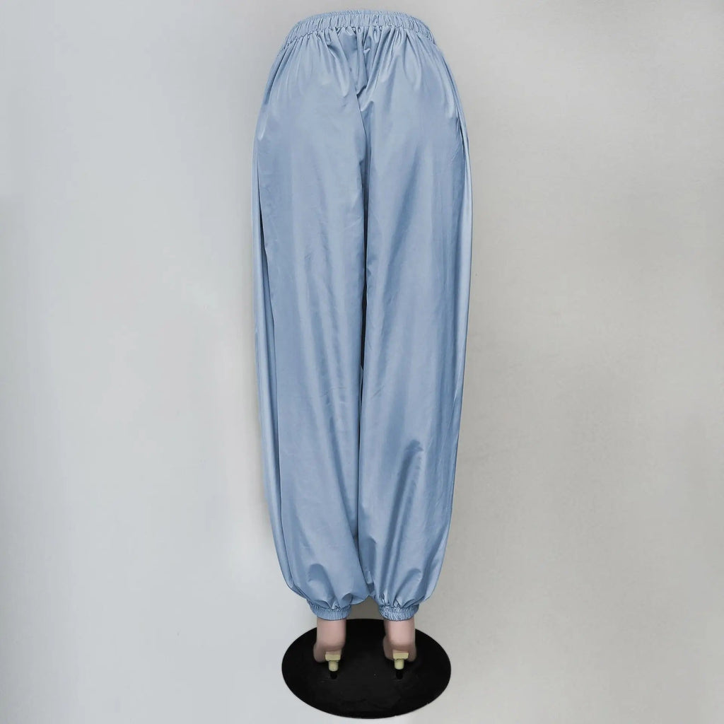 PANTALONES BLOOMER CON PLIEGUES