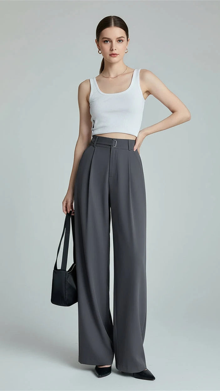 PANTALONES SEOULISH DE CINTURA ALTA