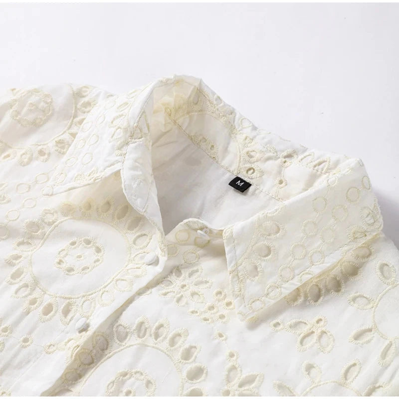 VESTIDO BORDADO BLANCO