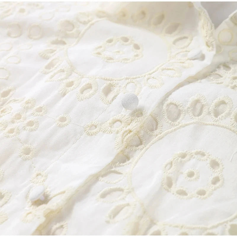 VESTIDO BORDADO BLANCO