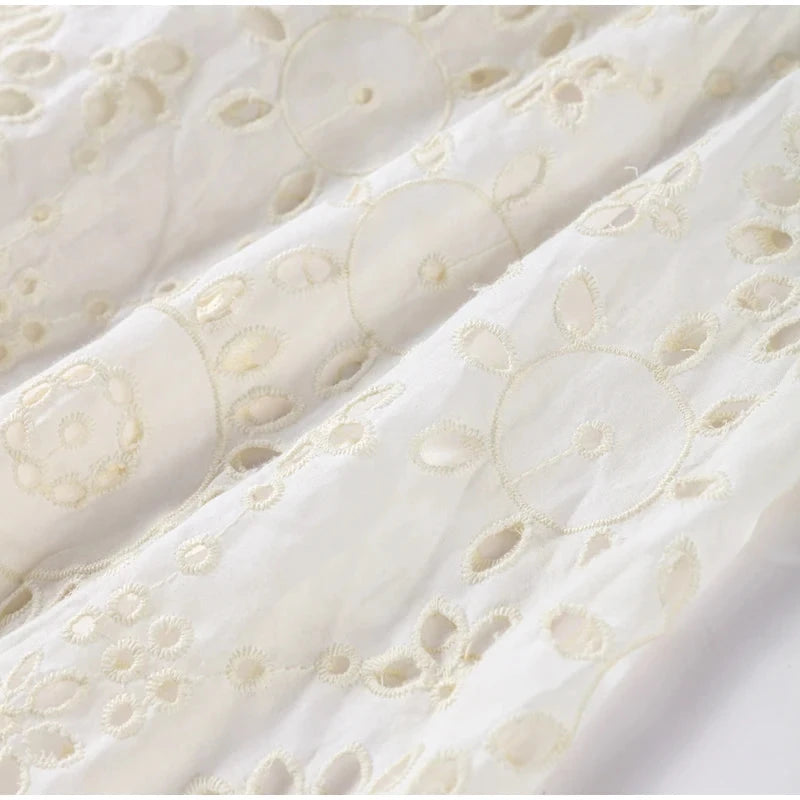VESTIDO BORDADO BLANCO