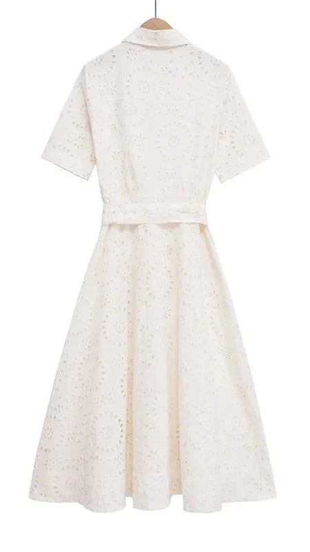 VESTIDO BORDADO BLANCO