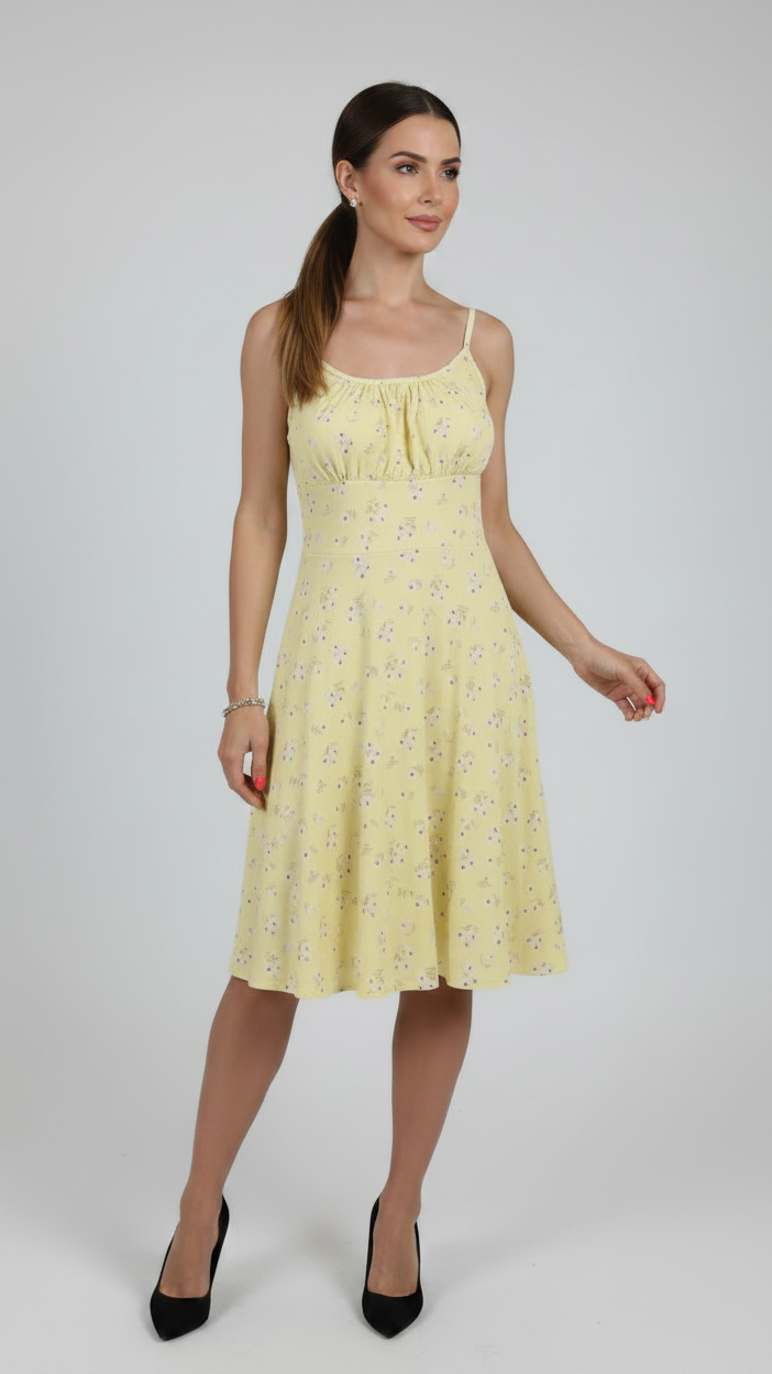 VESTIDO CAMISOLA FLORAL