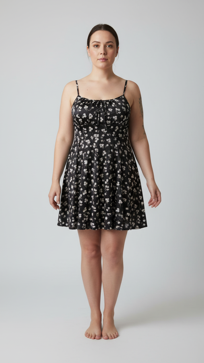 VESTIDO CAMISOLA FLORAL