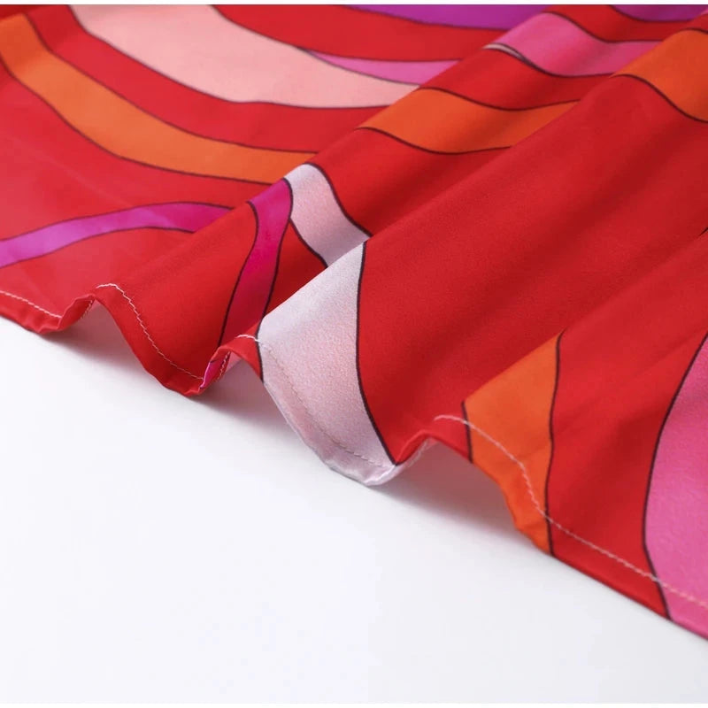 VESTIDO LARGO CHIC ABSTRACTO
