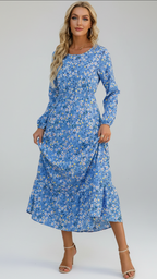 VESTIDO FLORAL LARGO