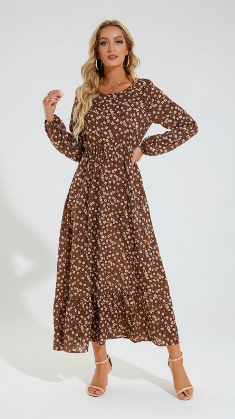 VESTIDO FLORAL LARGO