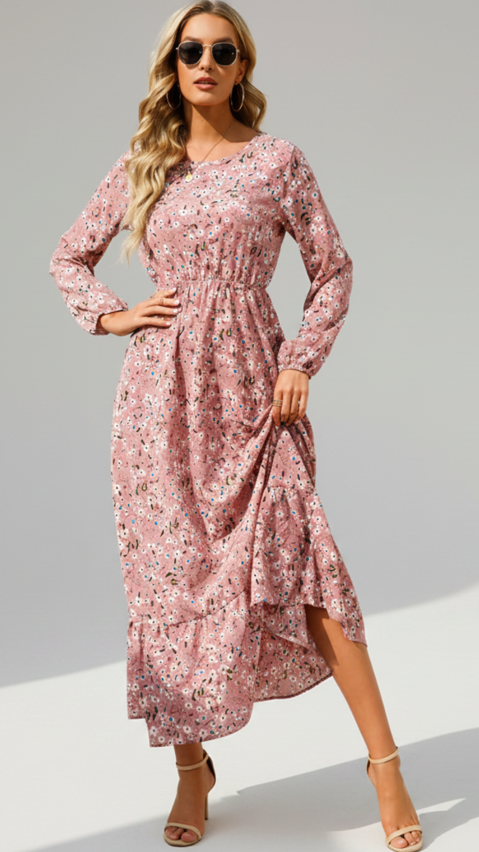 VESTIDO FLORAL LARGO