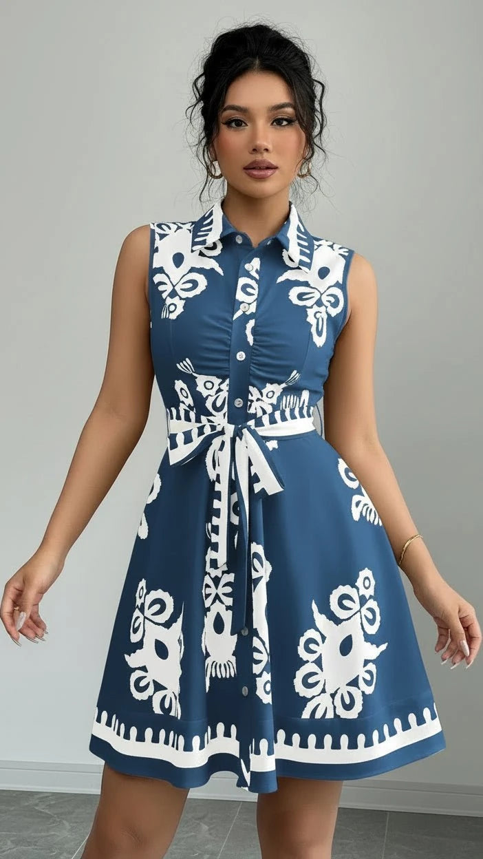 VESTIDO FLORAL DE PLAYA