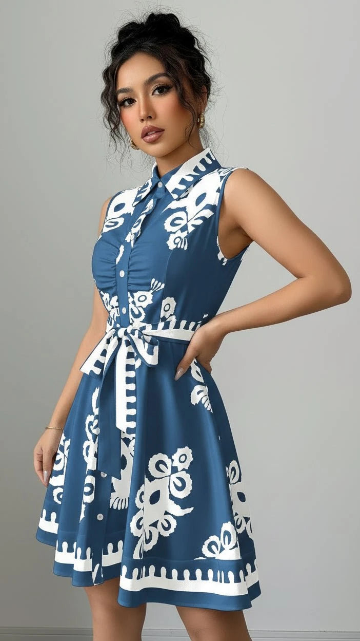 VESTIDO FLORAL DE PLAYA