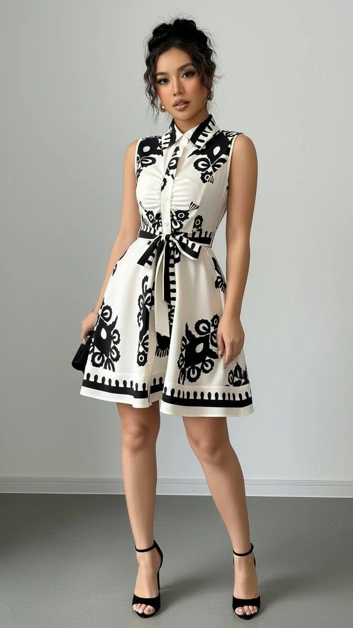 VESTIDO FLORAL DE PLAYA