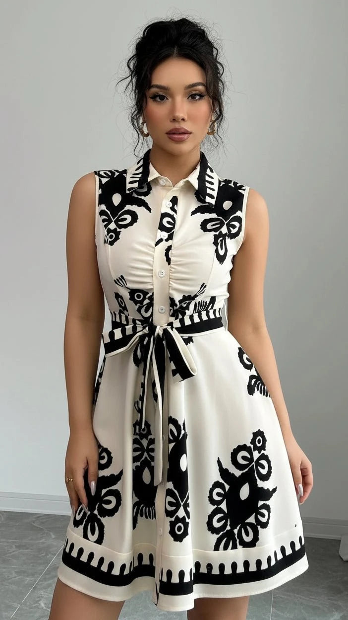 VESTIDO FLORAL DE PLAYA