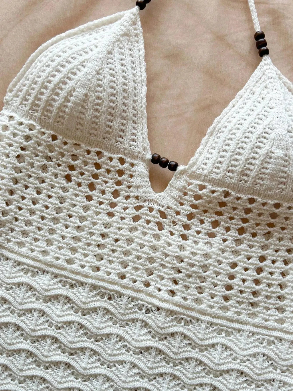 VESTIDO PLAYERO CALADO