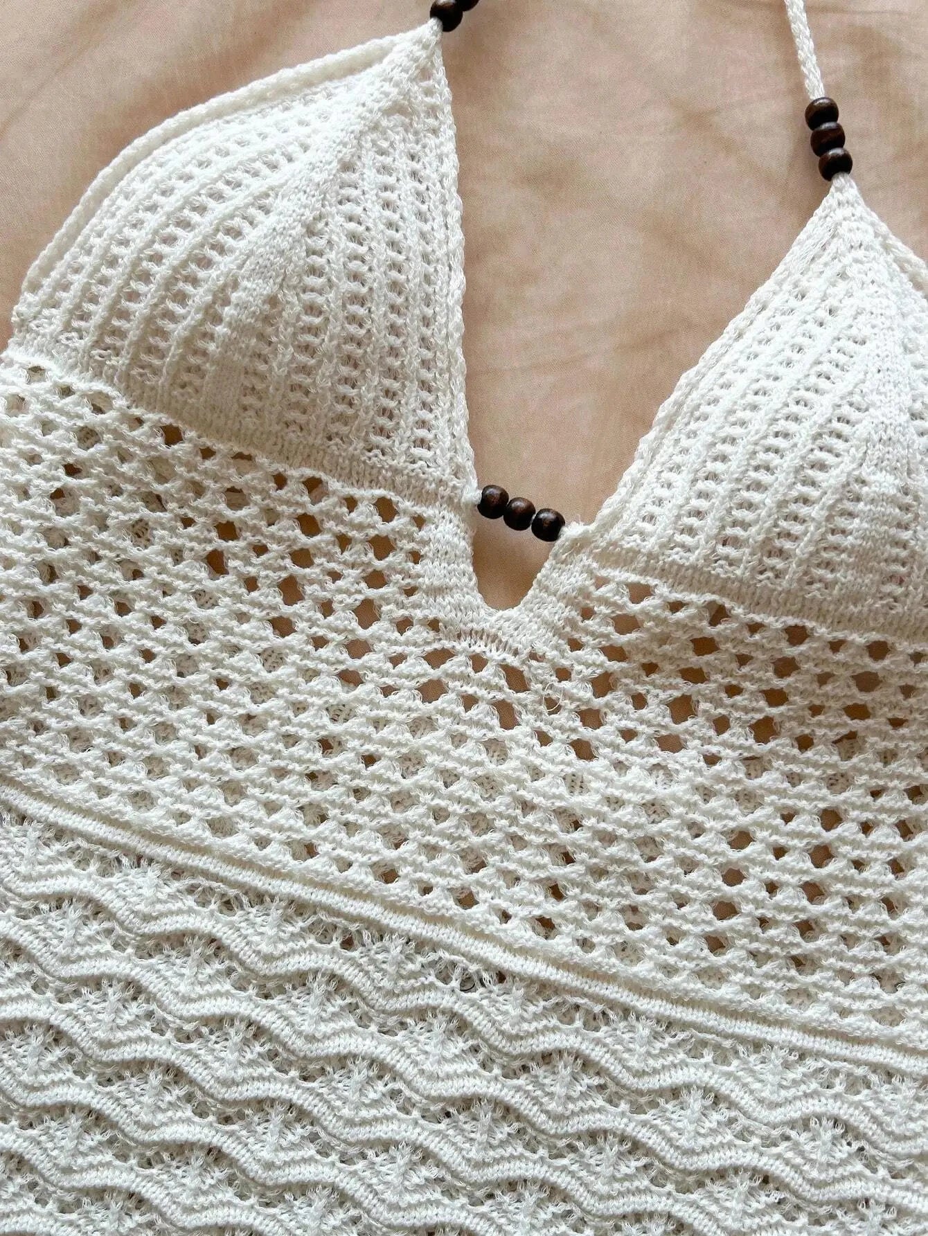 VESTIDO PLAYERO CALADO