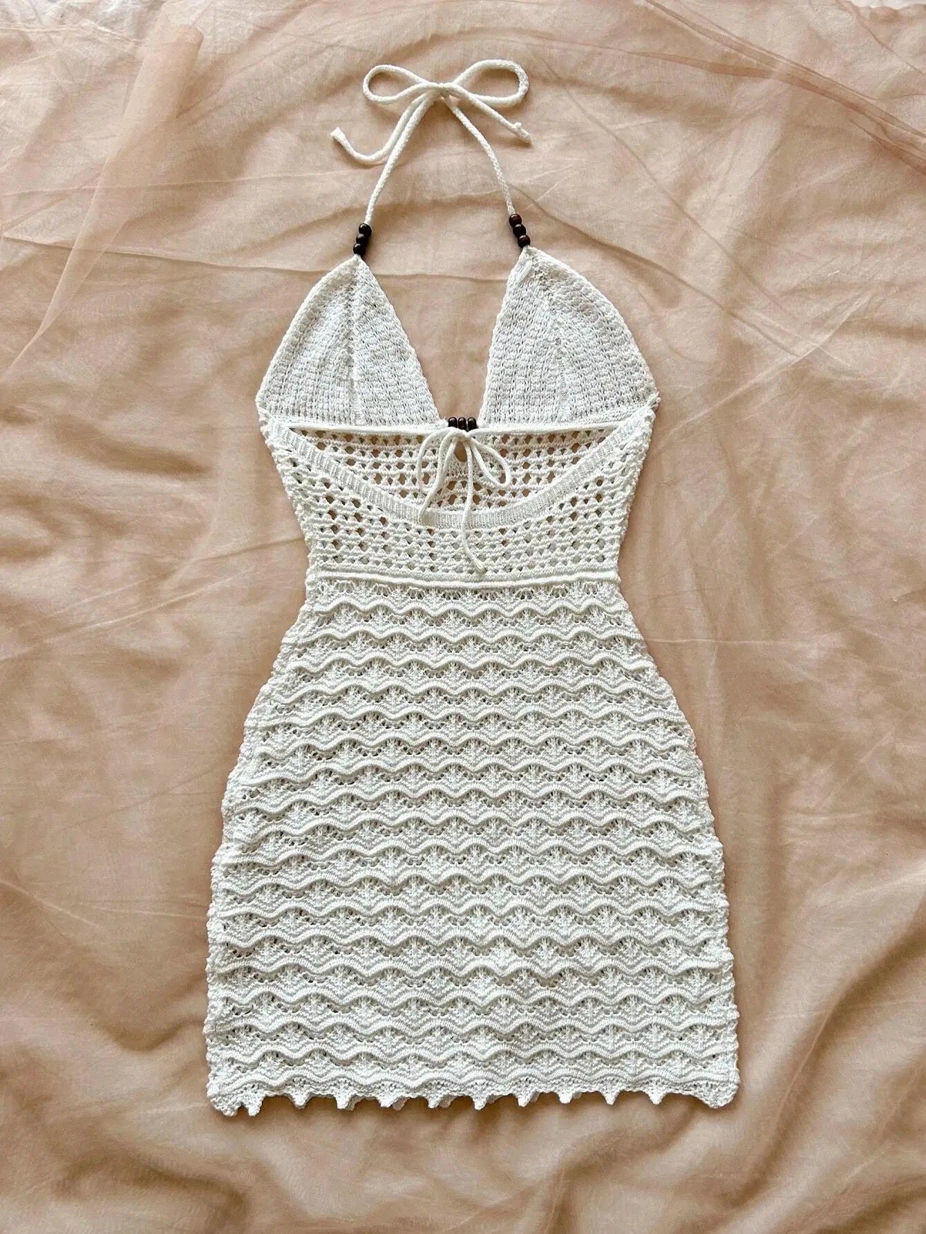 VESTIDO PLAYERO CALADO